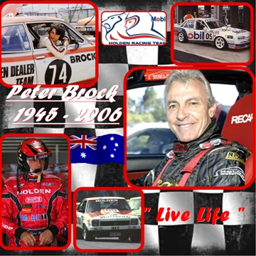 Peter Brock Pictorial Tribute